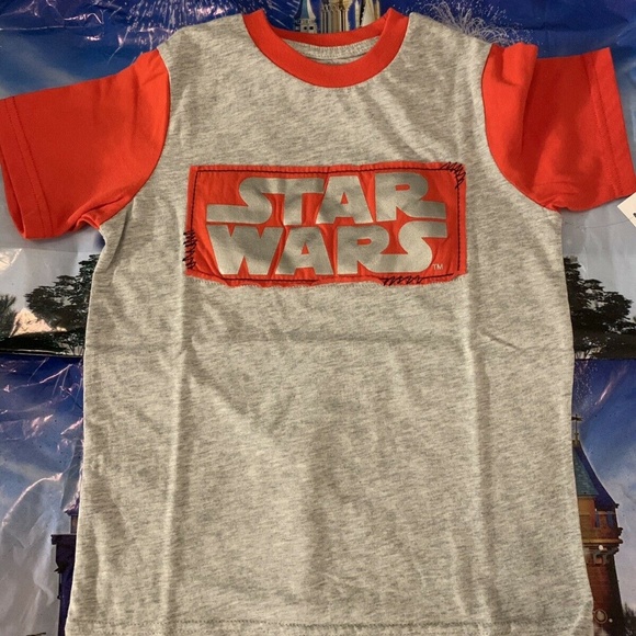 Disney Parks Star Wars in Silver Gray & Red Shirt - Picture 1 of 4